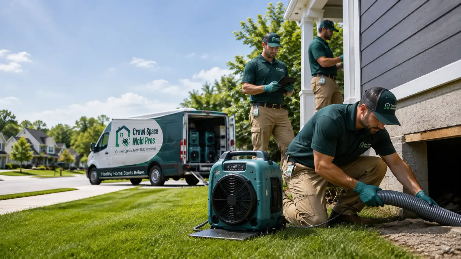 Crawl Space Mold Removal in Daniel, WY